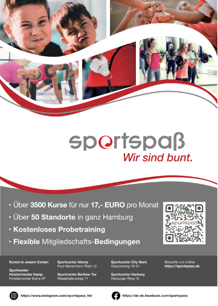 sportspaß Plakat